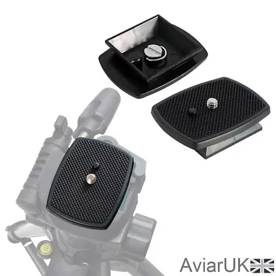 35mm X 35mm Camera Tripod Quick Release Mount Shoe SLR Head Plate Adapter 1/4  • £4.49