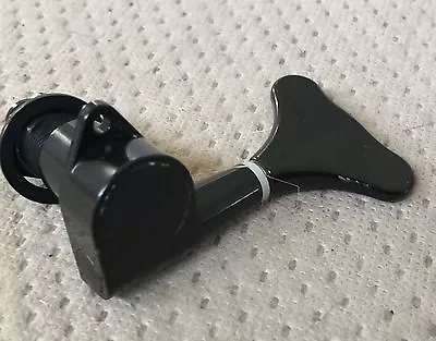 2007 Epiphone Thunderbird IV Lefty Bass Guitar Original Black Tuner Tuning Peg • $9.99