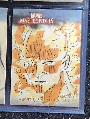 Marvel Masterpieces Sketch Card - Human Torch - Cooney - Orignal Artwork • $24.99