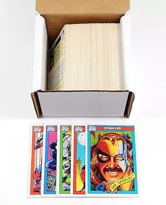 1990 Impel Marvel Universe Series 1 Complete Set (162) Nm/Mt Stan Lee RC • $8.50