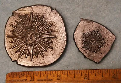 2 Antique  MASONIC SUNBURST W/ SUN Working Hob Forcers FOR STAMPING DIE * JN1487 • $45