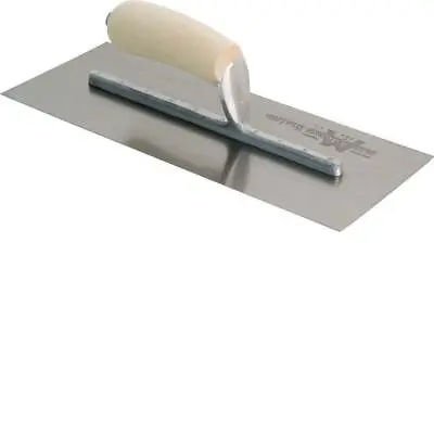 Marshalltown Finishing Trowel 13X5 In Wood Handle Aluminum Alloy Carbon Steel • $48.95