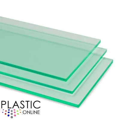 Light Green Tint Perspex Acrylic Sheet Colour Plastic Panel Material Cut To Size • £0.99