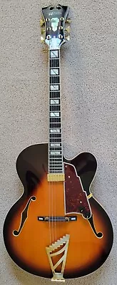 D'Angelico Excel EXL-1 Single Cutaway Hollowbody Electric Guitar Vntg Sunburst • $1262.55