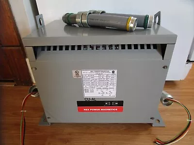 REX POWER MAGNETICS BC3M-M THREE PHASE TRANSFORMER 3 KVA 60HZ 208Y/120 Volts • $210.94