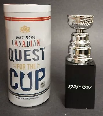 Quest For The Cup Mini Stanley Cup Nhl Hockey Molson Canadian Trophy 1924-1927 • $23.79