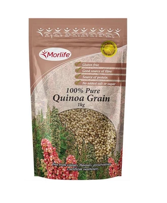 $15 • Buy Morlife Quinoa Grain 1kg | Quinoa | Health | Superfood | Certified Organic