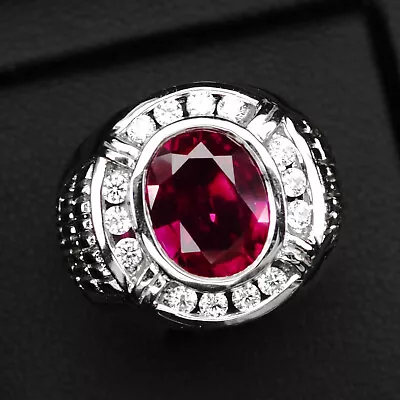 Invaluable Pink Rubellite Tourmaline 5.20 Ct. 925 Sterling Silver Handmade Rings • $24.99