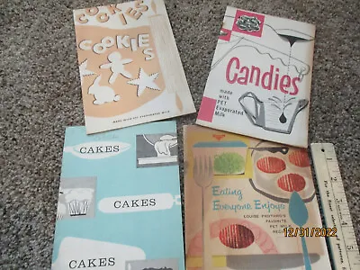 $5.50 • Buy Vintage 4  Pet Evaporated Milk Booklets Recipes Baking 2 Are 1959