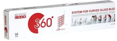 £110 • Buy Glass Block Plastic Installation Kit Curved Wall