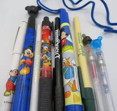 *As Is* Vintage Mixed Lot (9) DISNEY Mickey Donald Resort PENS *No Ink* Shades • $5.59