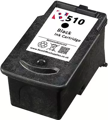 £14.95 • Buy Remanufactured PG 510 Black Ink Fits Canon Pixma IP2700 Printers