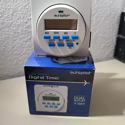 NEW Digital Timer - Dual Outlets 7 Day Programming Down To 1 Second • $13