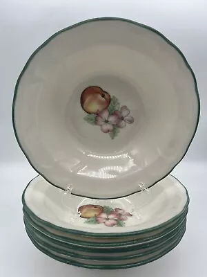 Epoch China Market Day E801; Set Of 6 Soup Bowls 7  Noritake • $20.25