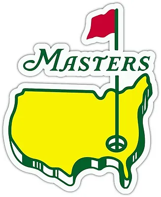 Masters Golf Logo Vinyl Sticker Decal Car Laptop Window Wall • $4.80