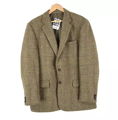 Harris Tweed Sport Jacket Blazer Checked Herringbone SZ 44  L (T1087) • $55.94