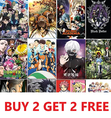 £3.99 • Buy Top Classic Greatest Anime Series Ever Manga Poster Room Decor Wall Art 2