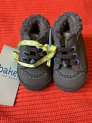 Ted Baker Baby Shoes .. Baby Boy Pram Shoes 0-3 Months BNWT RRP £16 • £6