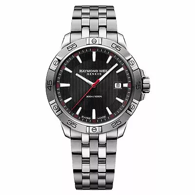 Raymond Weil  8160-ST2-20001 Men's Tango Black Quartz Watch • $369