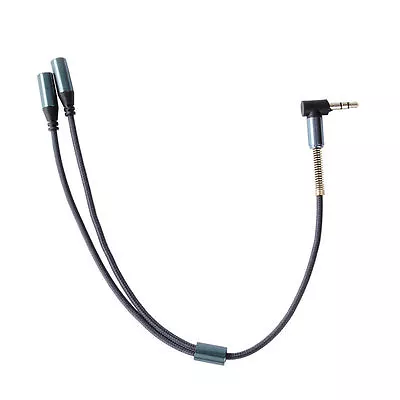 3.5mm Male To Dual Female Splitter Audio Earphone Headphone Extension Cable  • £3.95