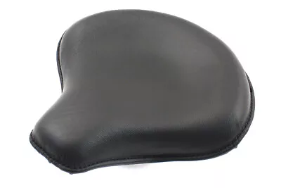 HARLEY Black Leather Solo Seat Fits 0-  Custom • $333.96
