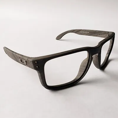 Oakley Holbrook XL Woodgrain Gunmetal Icons Replacement Frame Only Brown OO9417 • $109.99