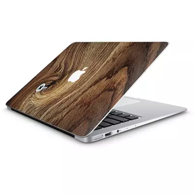 Skin Decal Wrap For Macbook Air 13 Inch 13  - Dark Wood Knot Screw In Walnut • $14.98