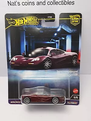 HOT WHEELS 2024 CAR CULTURE EXOTIC ENVY - McLAREN F1 #5/5 • $17.50