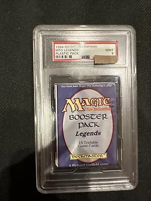 MTG Sealed Legends Booster Pack Graded PSA 9 MINT Authentic • $800