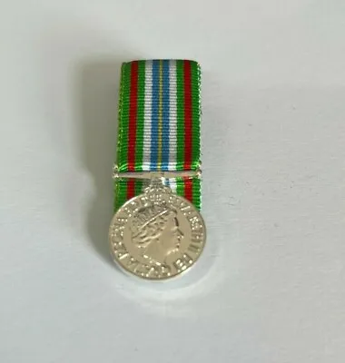 Ebola Op Gritrock Medal Miniature  Loose With 6  Of Ribbon Or Court Mounted  • £15