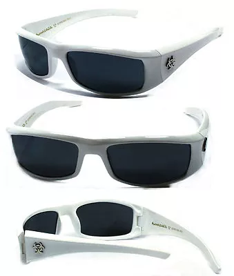 BioHazard Mens Sunglasses W/Free Pouch - White BZ1 • $16.97