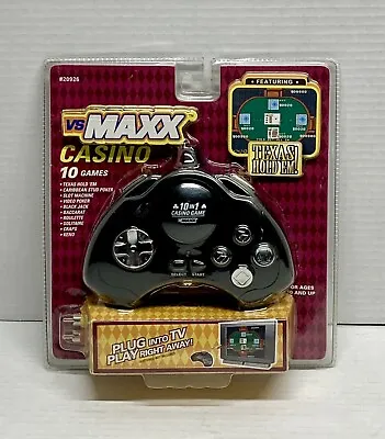 VS Maxx 10 Casino Games All In 1 Video Game Plug And Play Slots Poker Roulette • $19.99