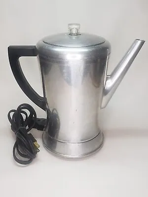 Vintage West Bend Flavo-Matic 8 Cup ElectricPercolator Coffee Maker TESTED!! • $34.99