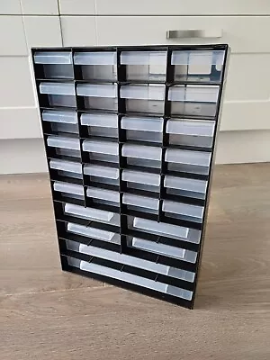 Multi-drawer Cabinet - 30 Plastic Drawers - For Crafts Charms  - 13D X 27W X 42H • £5.50