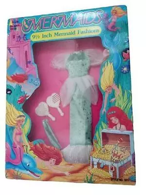 Mermaids Fashions 9 1/2  Doll Vintage 1991 Multi Toys Corp 5017 Turquois • $13.99