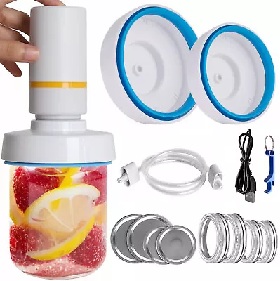$21.99 • Buy Electric Canning Jar Sealing Kit Vacuum Sealer Regular-mouth Wide-mouth Durable