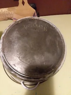 Vintage Vollrath Enamel Porcelain Coasted Cast Iron Collectable  • $135