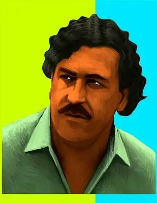 PABLO ESCOBAR ART GLOSSY POSTER PICTURE PHOTO Colombia Medellin Cartel Drug 2052 • $14.99