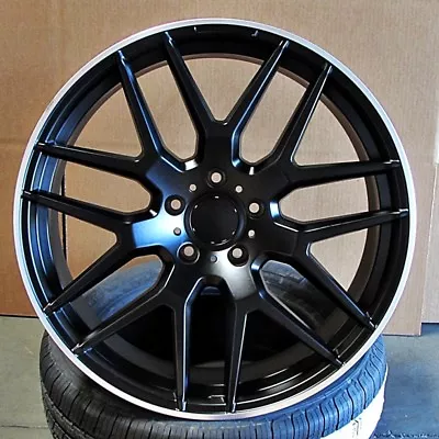 22” Wheels Rims For Mercedes Benz Gl450 Gl550 Ml350 Ml550 Ml63 22x10 Satin Black • $1199