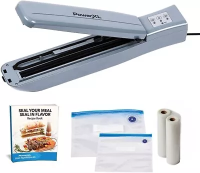 PowerXL Duo NutriSealer Food Vacuum Sealer Machine With Vacuum Seal Bags • $46.99