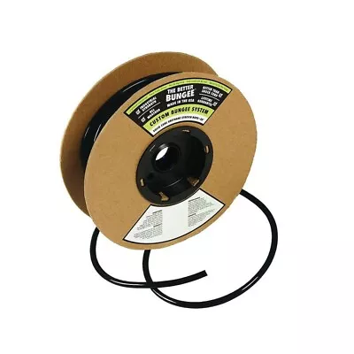 The Better Bungee 50'L Bulk Bungee Cord Black 1/4 -dia. (*hooks Not Included*) • $38