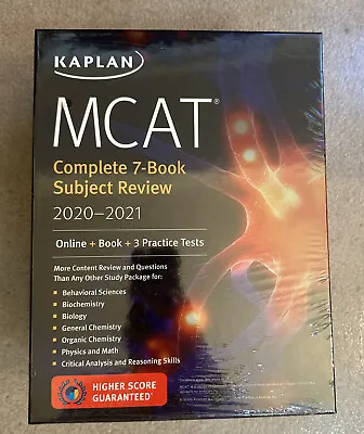 $50 • Buy Kaplan MCAT Complete 7-Book Subject Review 2020-2021