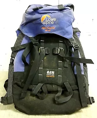 Lowe Alpine Cross Bow 45+10 Backpack Air Cooled Back System Purple Black • $64.99