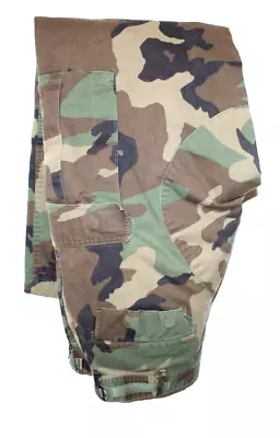 Army Woodland Camo BDU Pants Medium Regular Trousers USGI Hunting • $22.95