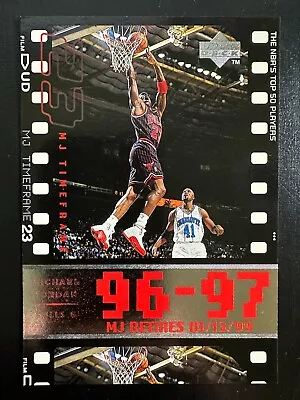 Michael Jordan 1999 Upper Deck Oversized NBA Top 50 Players Retirement Card #12 • $4.99