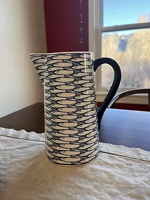 Vintage Jersey Pottery Ceramic Sardine Run LG Pitcher • $26.76