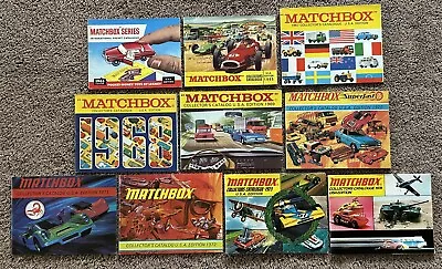 Vintage Lot Of Matchbox Die Cast Toy Cars & Trucks Catalogs - Free Ship • $29.99