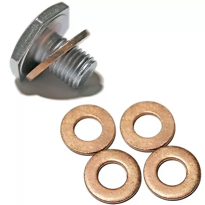 Peugeot Citroen Diesel HDI Oil Sump Plug & 5 OIl Sump Washers OE: 0313.33 SP5W+ • £8.40