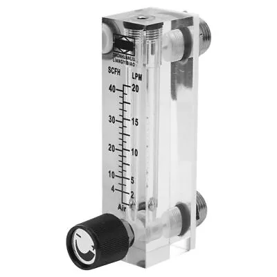 2-20LPM Oxygen Flow Meter LZM-6T Gas Flowmeter  Oxygen Air Gas • £17.09