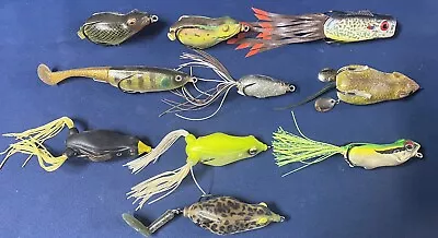 BIG LOT OF FROG’s FOR AUCTION(no Reserve)(megabassjackallteckel) • $25.05